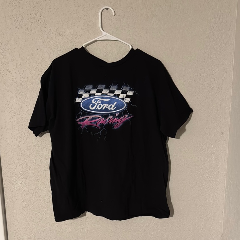 Ford Black Short Sleeve Racing Tee